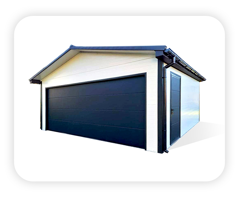 44 szigetelt garázs